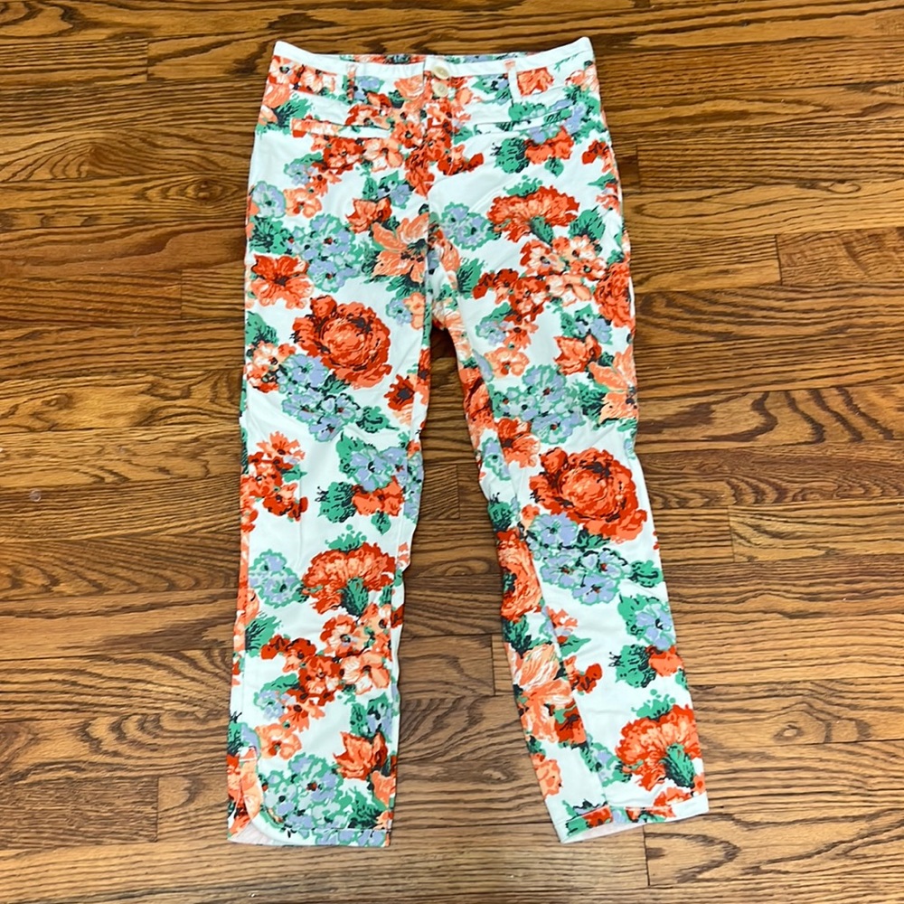 SOLD Anthropologie Cartonnier Charlie Floral Trousers